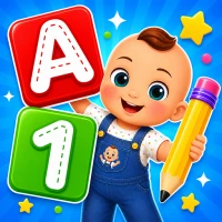 Alphabet abc tracing game kids